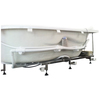 Eago 6Ft Right Corner Acrylic White Whirlpool Bathtub for Two AM124ETL-R